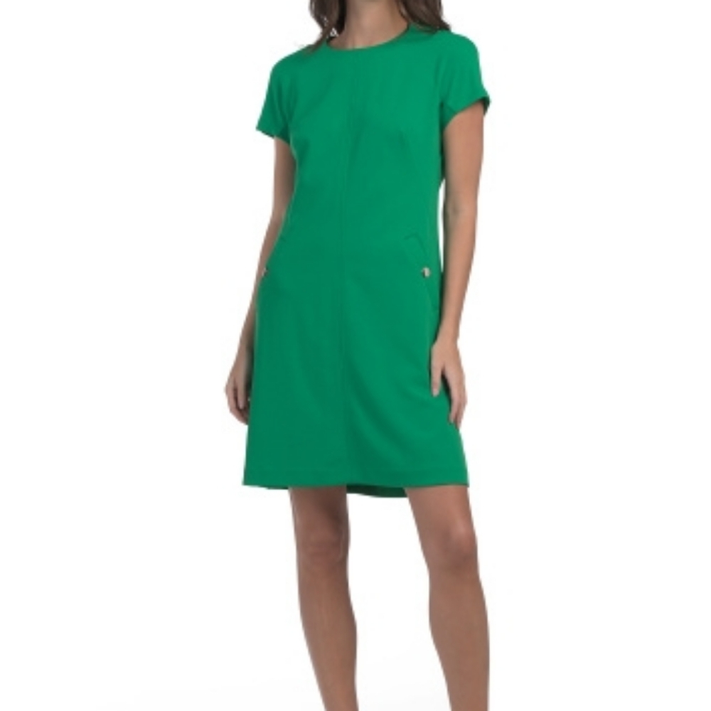 Tommy Hilfiger Green Short Sleeve Dress